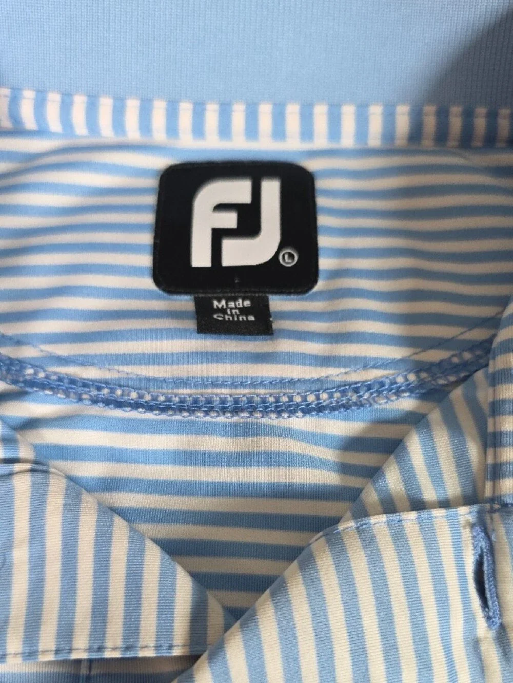 FootJoy Men’s Striped Golf Polos Lot of 2 Florida State Golf Assoc Size L
